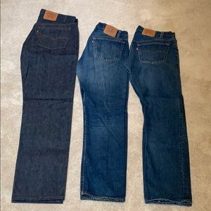 Levi’s 501 Original Shrink-To-Fit Jeans (3 Pairs)